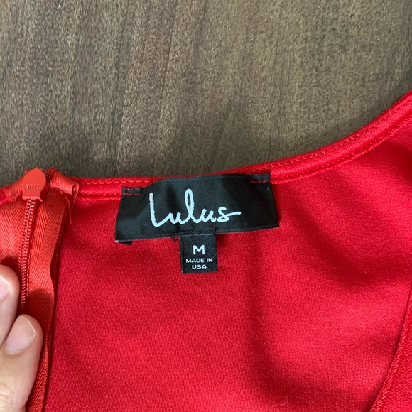 Lulus red dress - Picture 2 of 2